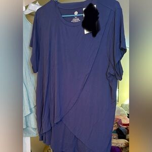 Kindred Bravely Maternity Tulip Hem Lounge Set- Short Sleeve & Long Pants